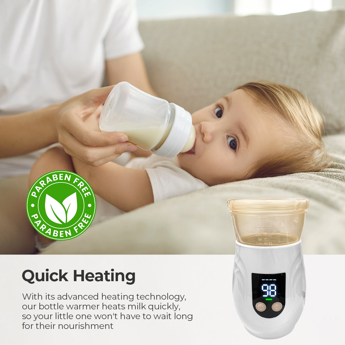 Yoho Baby Portable Baby Milk Bottle Warmer